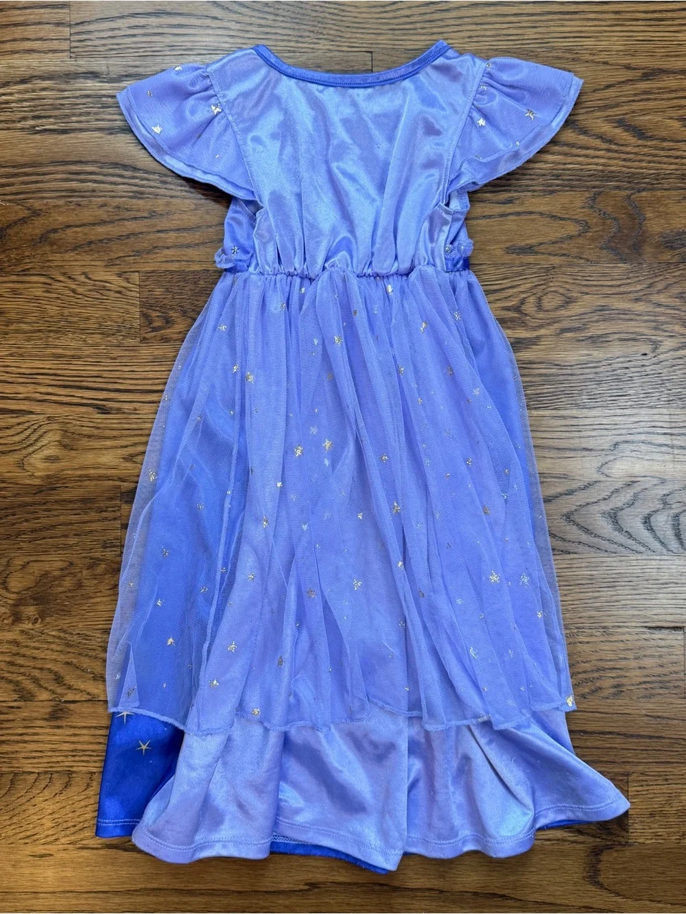 Disney Wish Girls Asha & Wishing Star Purple Princess Tulle Dress Star Print 3T - Picture 10 of 12